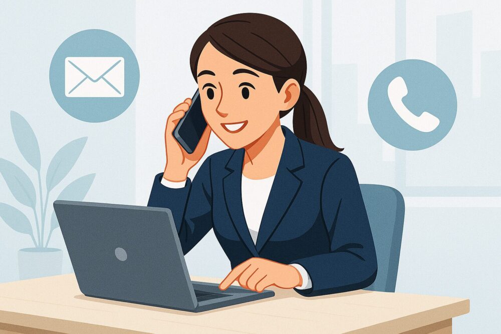 連絡がまめな様子