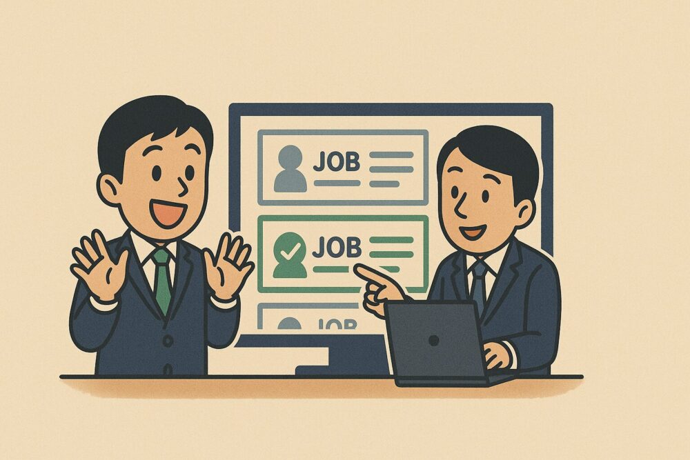 まともな求人を紹介してもらうイメージ図